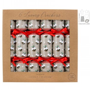 Christmas Pudding Crackers Box Of 6